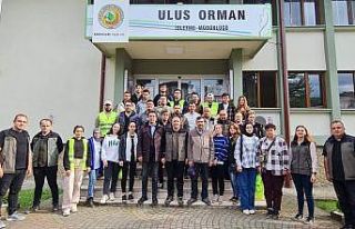 Orman mühendisi adayları yerinde eğitim alıyor