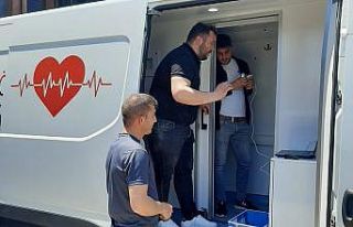 Orman personeli genel sağlık taramasından geçti