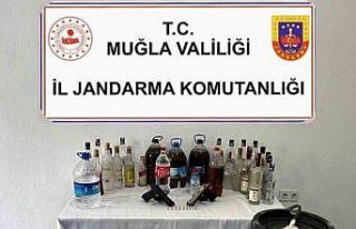 Ortaca’da sahte alkol operasyonu