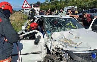 Otobanda feci kaza: 12 yaralı