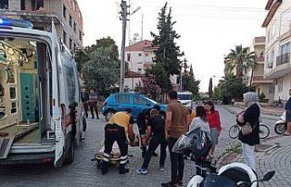 Otomobille motosiklet çarpıştı: 1 yaralı