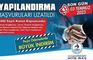 Pamukkale Belediyesi’nden yapılandırmada son gün...