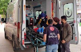 Pencereden düşen bebek yaralandı