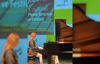 Piyano festivalinde Düzce’yi temsil etti