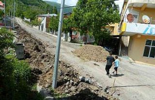 Posof’ta doğalgaz alt yapı çalışmaları sürüyor