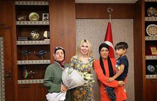 Rektör Özkan depremzede çocuklar için proje düzenleyen...