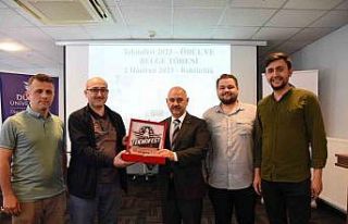 Rektör Sözbir Teknofest 2023’te ödül kazanan...