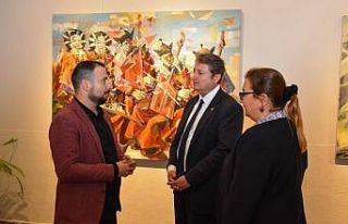 ‘Renklerin Tınısı’ isimli resim sergisinin...