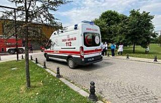 Restoranın bacasında çıkan yangın korkuttu