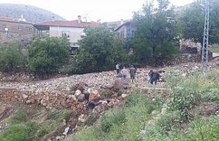 Sağanak yağış Kayseri’de sele neden oldu