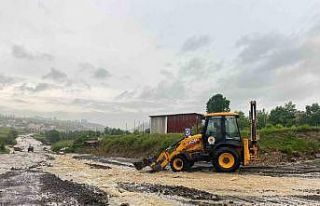Samsun Büyükşehir tüm ekiplerle sahada