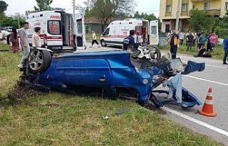 Samsun’da 3 araçlı trafik kazası: 7 yaralı
