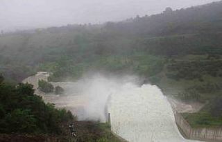 Samsun’da sel barajları doldurdu