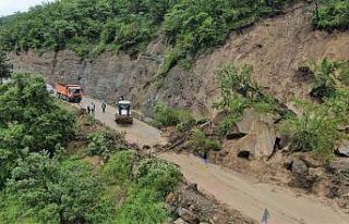 Samsun’da sel ve heyelanla mücadele