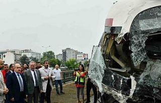 Samsun’daki tramvay kazası