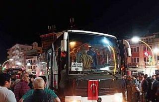 Sandıklı’da hacı adayları kutsal topraklara...