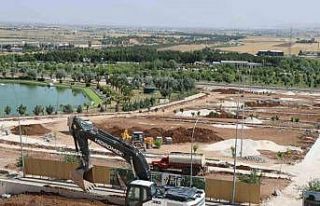 Şanlıurfa’da park çalışmaları sürüyor