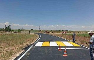 Şanlıurfa’da yollar işaretlendi