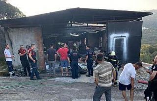 Şantiyenin deposunda üst üste patlama yaşandı