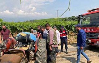 Sarıgöl’de traktör kazası: 1 ölü