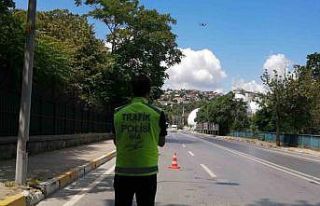 Sarıyer’de Kurban Bayramı tedbirlerinde dron ile...