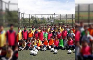 Sarız’da futbola yoğun ilgi