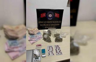 Satışa hazır uyuşturucu maddelerle İzmir polisine...