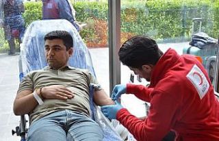 Şehir Hastanesi Personeli Kan Bağışladı
