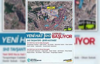 Şehir hastanesine yeni hat