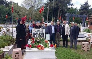 Şehit uzman çavuş unutulmadı