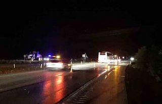 Selde kapanan Osmancık-Merzifon karayolu araç trafiğine...