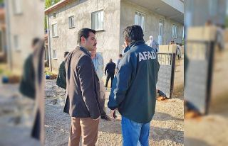 Selden etkilenen köylerde hasar tespit çalışması...