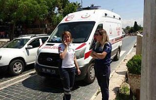 Side Antik Kenti’nde eylem yaptılar, ambulansa...