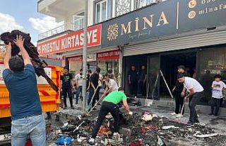 Sigara izmaritinden çıktığı değerlendirilen...