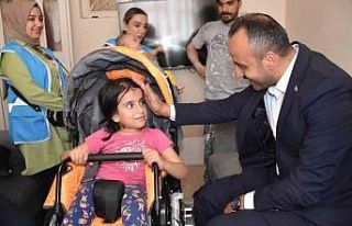 Siirt’te engellilere akülü araç ve malzeme desteği...