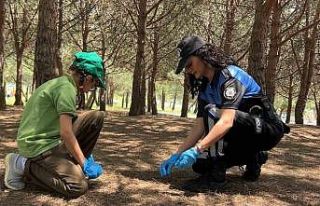 Şile’de 35 ilkokul öğrencisi polisler ile beraber...