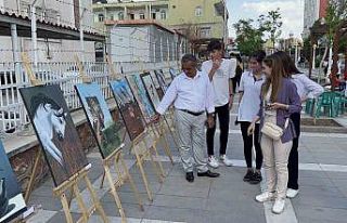 Silopi’de öğrenciler resimlerle çevre kirliliğine...