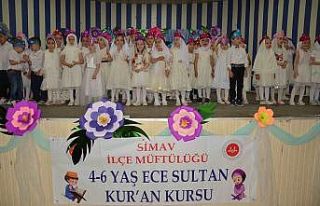 Simav’da 4-6 Yaş Kur’an Kursu öğrencilerinin...