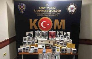 Sinop’ta gümrük kaçağı malzemeler ele geçirildi