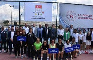 Şırnak’ta üniversiteler arası Tenis Bölge Şampiyonası...