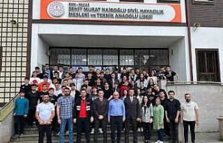 Sivil Havacılık Lisesi’ndeki söyleşide uzmanlar...