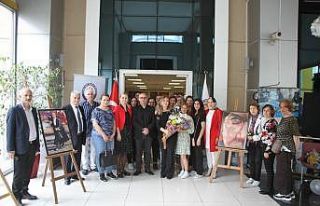 Soğanlık Kültür Merkezi, resme gönül veren sanatçıların...