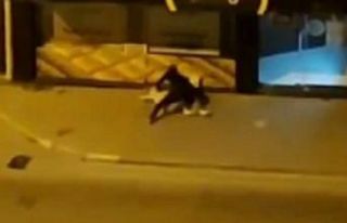 Sokak ortasında dayak yedi, polis gelince şikayetçi...