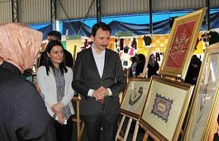 Solhan’da el emeği göz nuru ürünler sergilendi