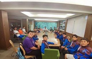 Sporculardan teşekkür ziyareti