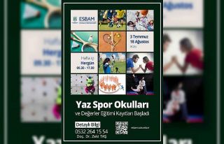 SUBÜ yaz spor okullarına kayıt almaya başladı