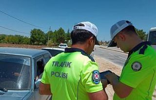 Şuhut’ta polis ve jandarmadan trafik denetimi