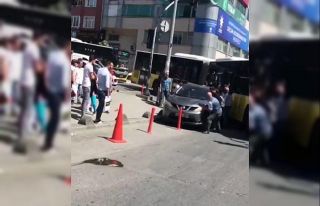 Sultangazi’de hatalı park yapan sürücü trafiği...