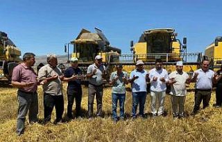 Sultansuyu TİGEM’de hasat mevsimi