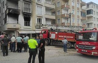 Tadilat esnasında yangın çıktı